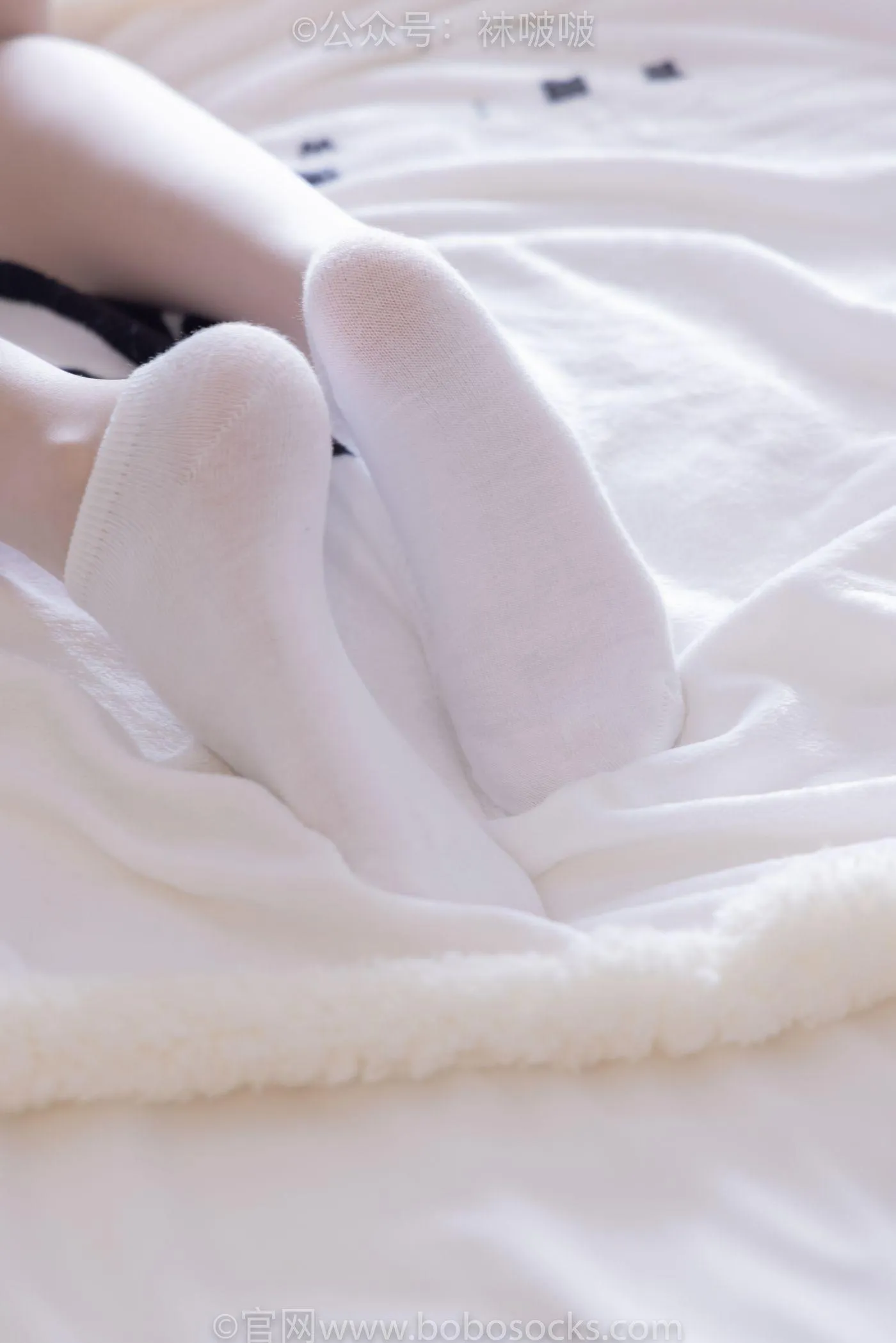 [BoBoSocks袜啵啵]NO.037 稚予-帆布鞋、短白棉袜、白丝 [136P]插图7